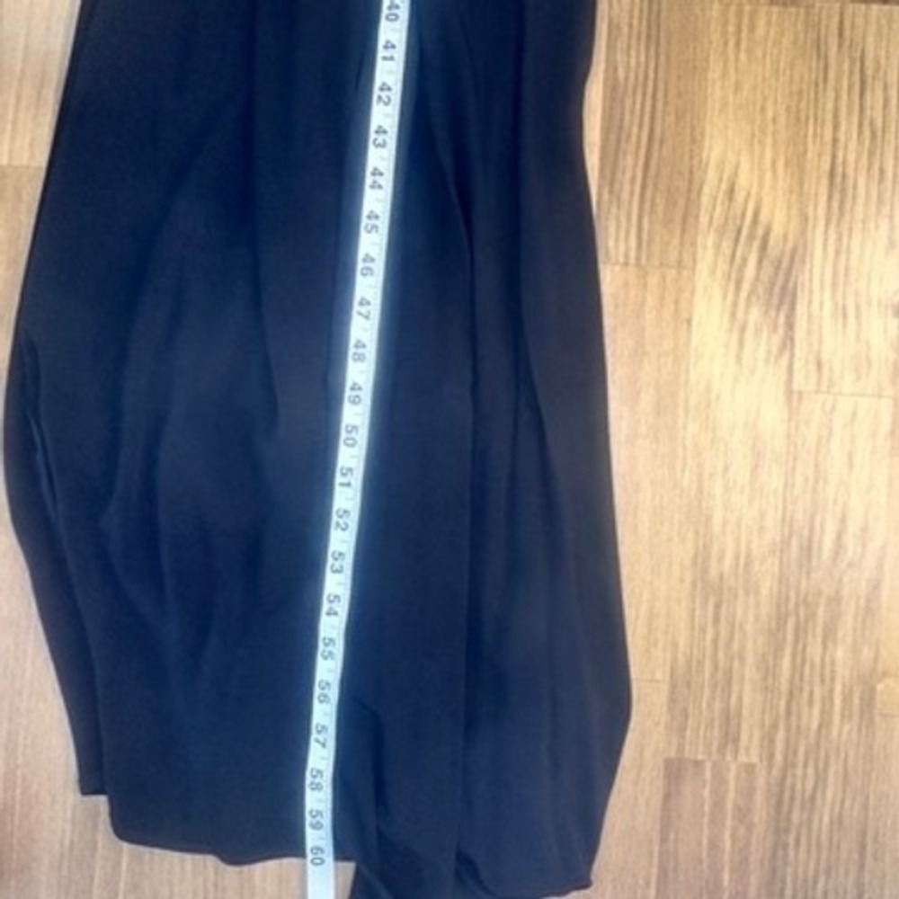 Helsa Ophelia Draped High Slit Maxi Dress Black NWOT Small - Picture 6 of 12